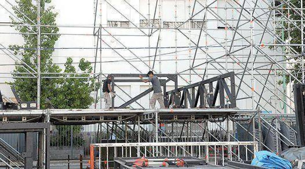 Con pantallas gigantes y buen sonido, todos podr�n disfrutar del show de Axel