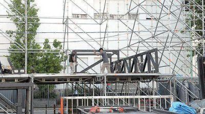 Con pantallas gigantes y buen sonido, todos podr�n disfrutar del show de Axel