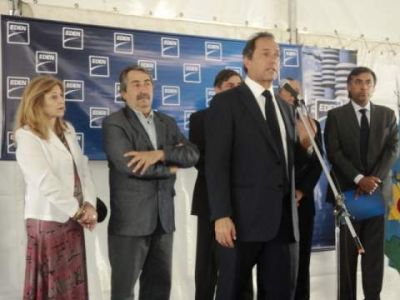 Scioli inaugur� ampliaci�n de una Estaci�n Transformadora