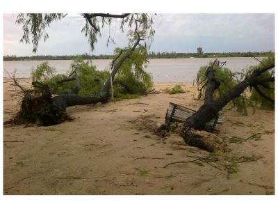 Alrededor de 3.000 viviendas fueron afectadas por el temporal en Paran�