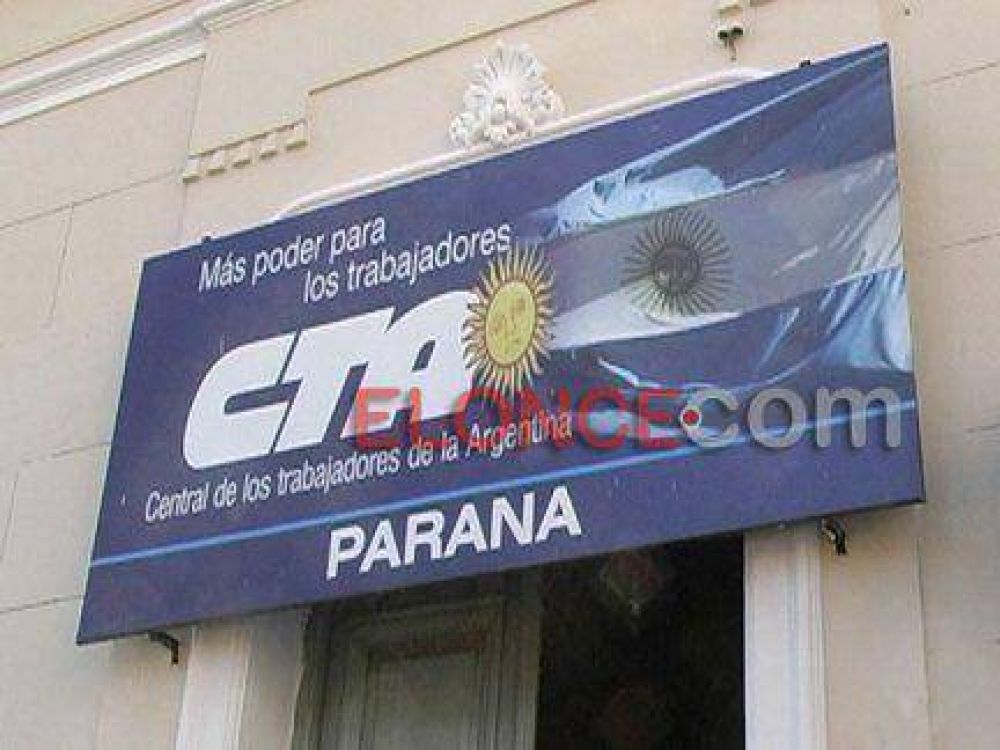 La CTA marchará hoy en Paraná en apoyo a la movilización nacional