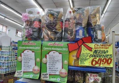 Canasta navidea: por las ventas, comercios reponen tres veces por da las gndolas