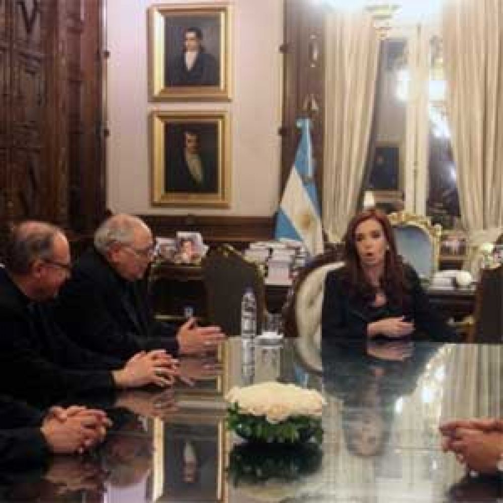 La Iglesia le pidi� a la presidenta evitar que "se profundice el clima de confrontaci�n"