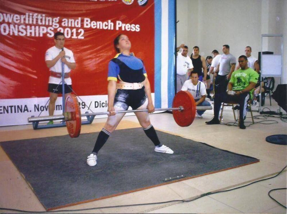 Pte. Per�n - Deisy Prieto: campeona sudamericana y mundial en pesa