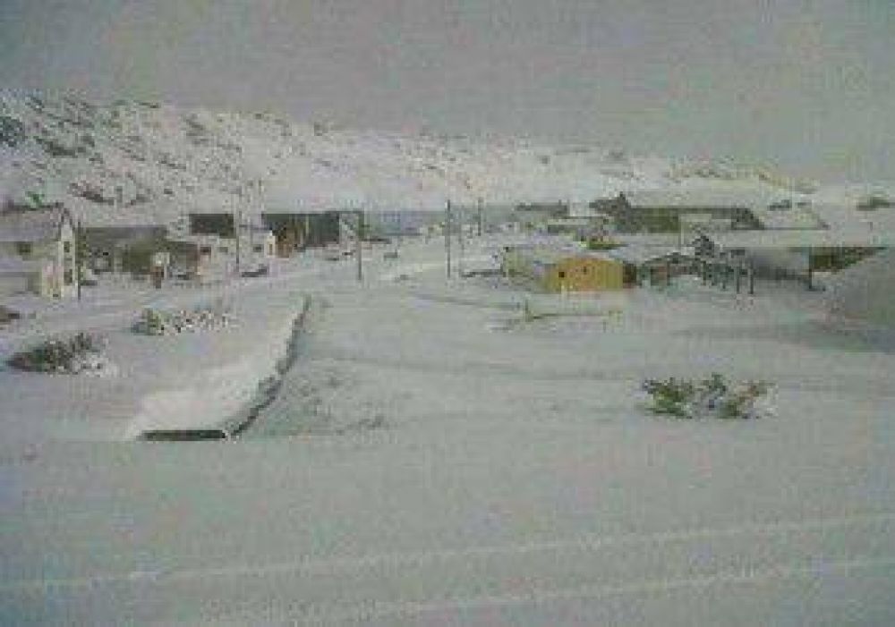 Inusual nevada se registr� en Caviahue-Copahue 