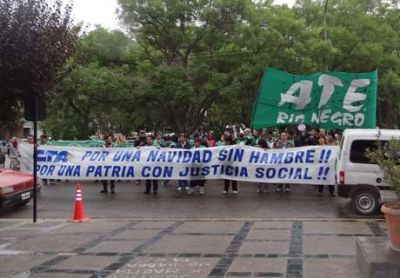 ATE march� por las calles de Viedma