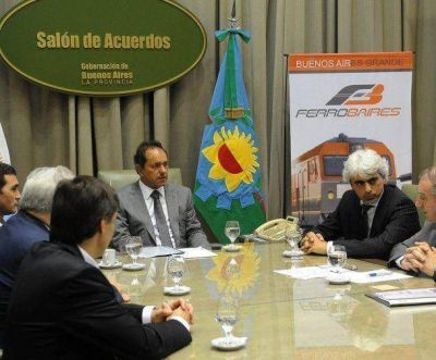 Scioli anunci� la vuelta del tren a Miramar