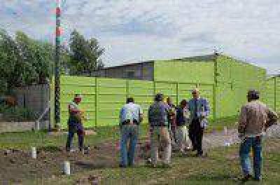 Gorosito visit� las obras del parque Esperanza