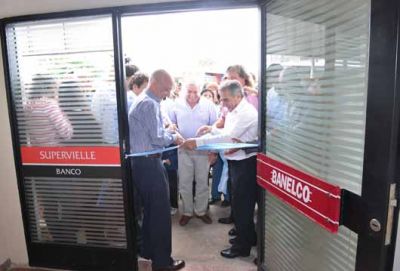 Inauguraron un cajero del Banco Supervielle