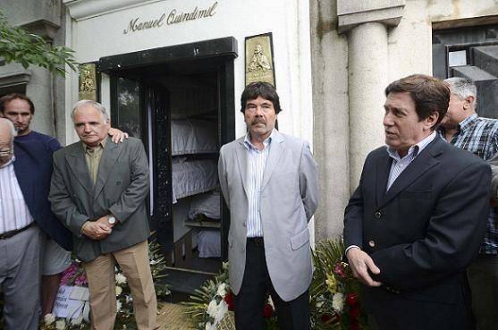 EL INTENDENTE DE LAN�S, DAR�O D�AZ P�REZ, ASISTI� AL HOMENAJE REALIZADO A QUINDIMIL