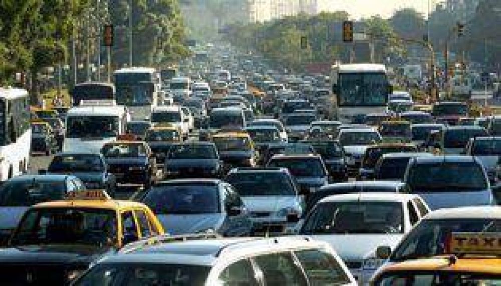 Caos de tr�nsito en la Ciudad