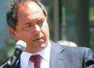 Scioli: "El acuerdo entre Francisco De Narv�ez y Felipe Sol� me perece rid�culo"
