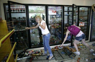 Saqueos en Campana: hay 86 detenidos por robo calificado
