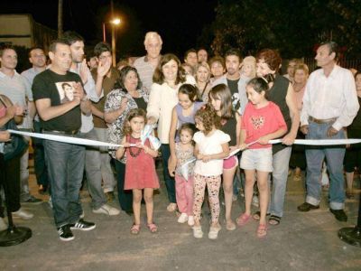 Inauguraron obras en el barrio G�emes