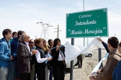 El camino entre KM 5 y Standard lleva el nombre del intendente Morej�n