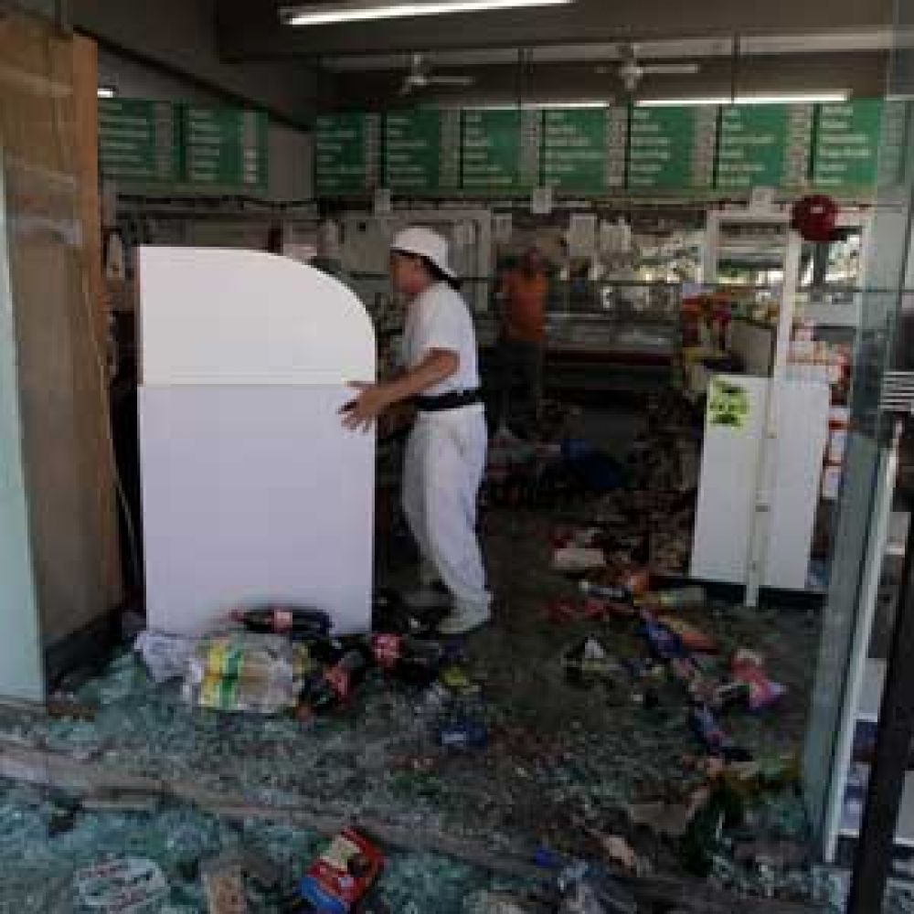 Casi 500 detenidos en Provincia por los saqueos: "que se aplique todo el rigor de la ley", dijo Scioli