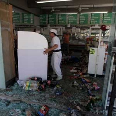 Casi 500 detenidos en Provincia por los saqueos: "que se aplique todo el rigor de la ley", dijo Scioli