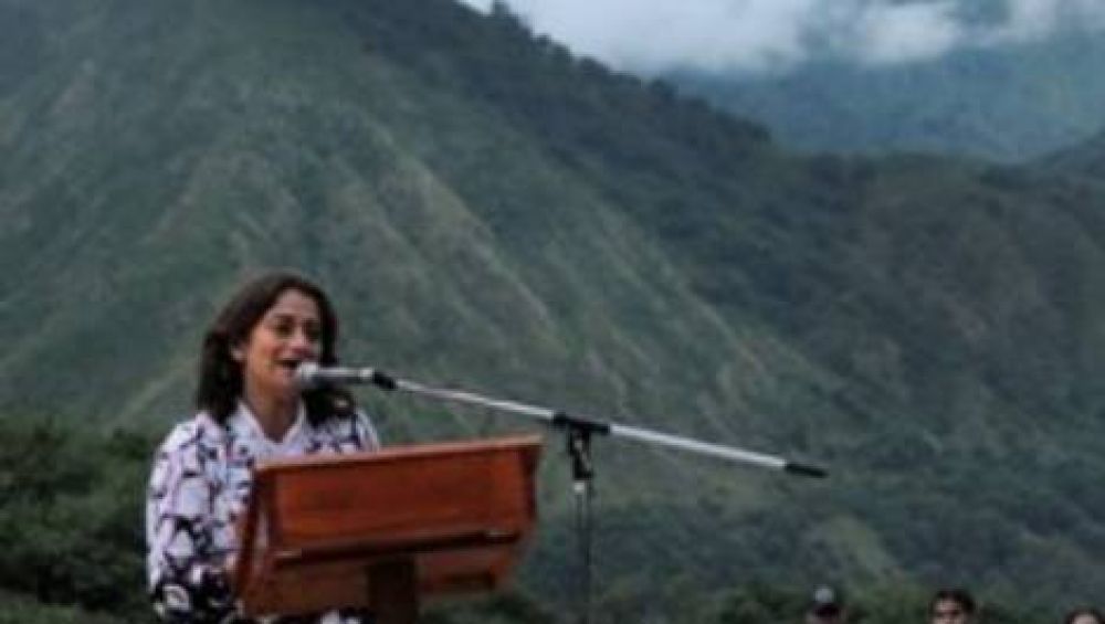 La gobernadora anunci� obras en Aconquija