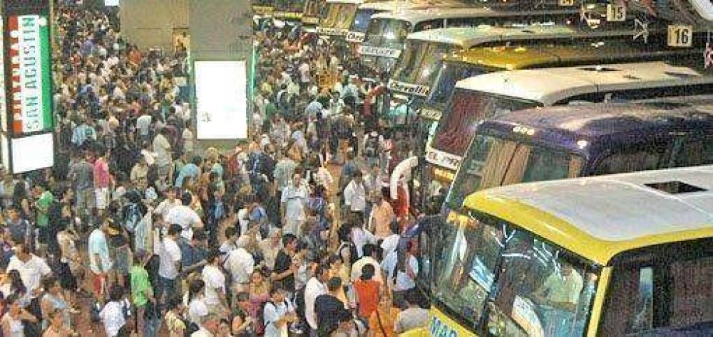 Exodo navide�o en la terminal 