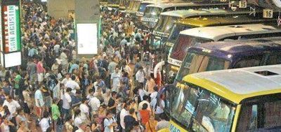 Exodo navide�o en la terminal 