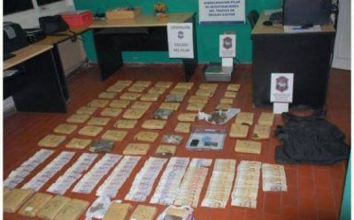 La Polic�a de Pilar se incaut� de m�s de 110 kilos de marihuana
