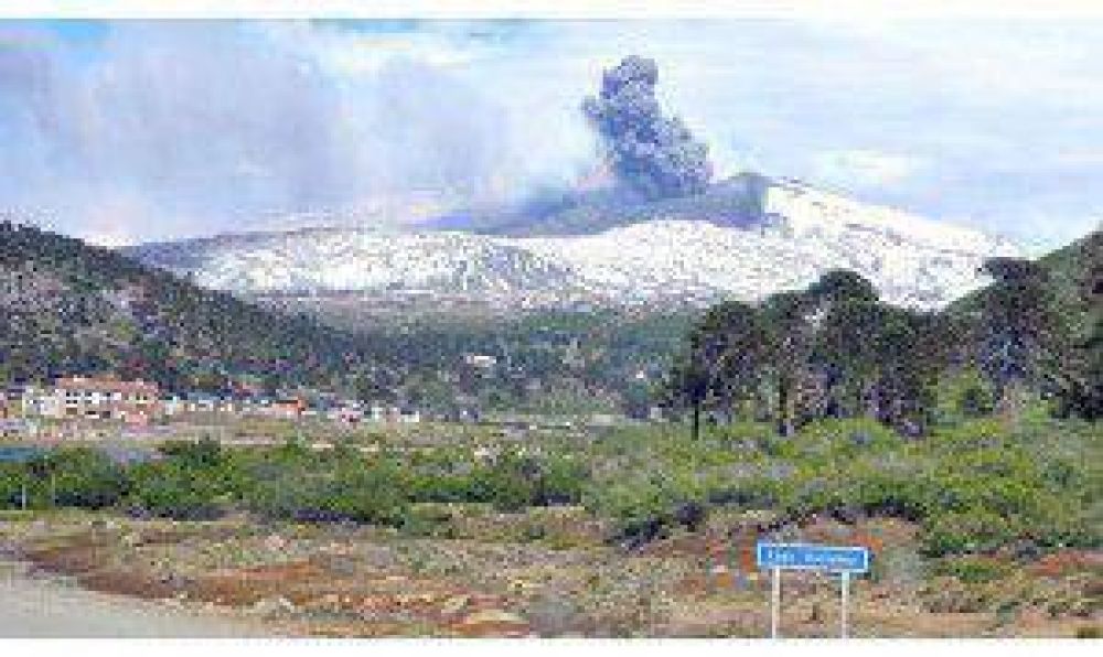 El Volc�n Copahue con menor actividad