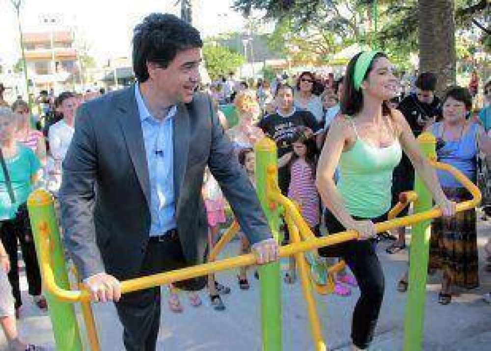 Se recuper� la Plaza Alem de Munro, ahora "saludable e integradora"