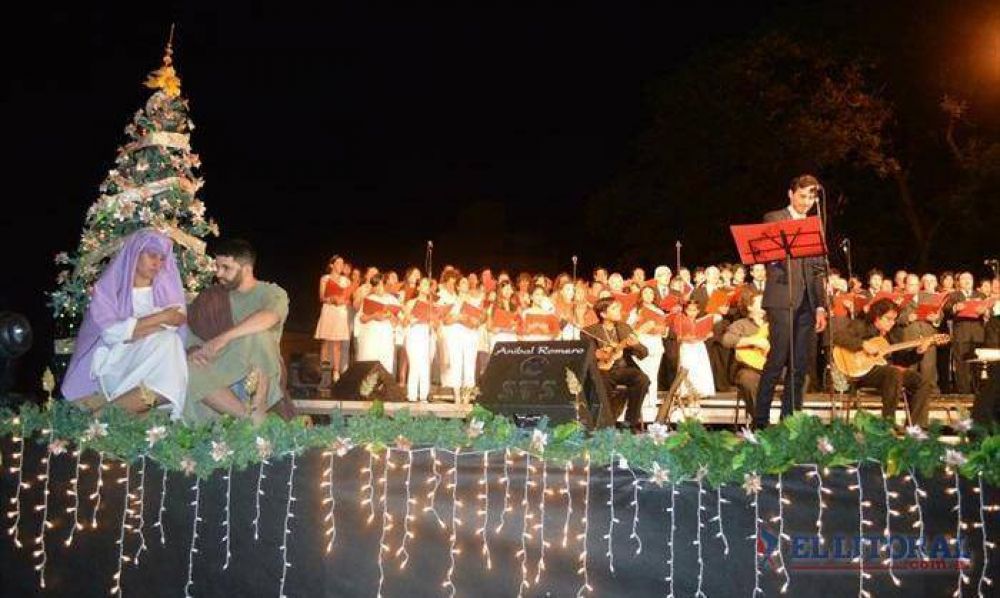 En una magn�fica noche, Manuel Nu�ez Camelino cant� la Navidad Nuestra