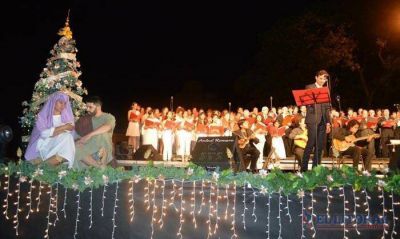 En una magn�fica noche, Manuel Nu�ez Camelino cant� la Navidad Nuestra