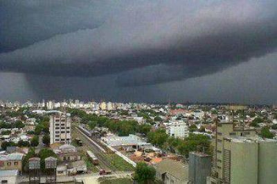 ATENCI�N: se esperan muy fuertes tormentas para este lunes en Mar del Plata
