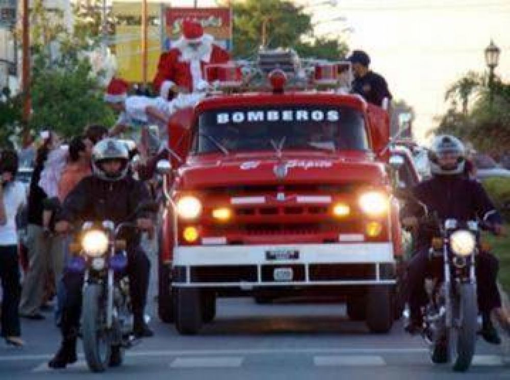 Pap� Noel recorrer� esta tarde las calles de Tres Arroyos