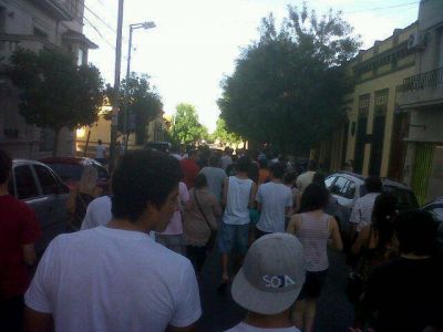 Marcha y reclamo por el joven golpeado en el boliche 