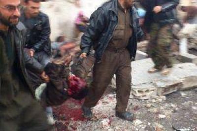 Sesenta muertos en un bombardeo en el centro Siria