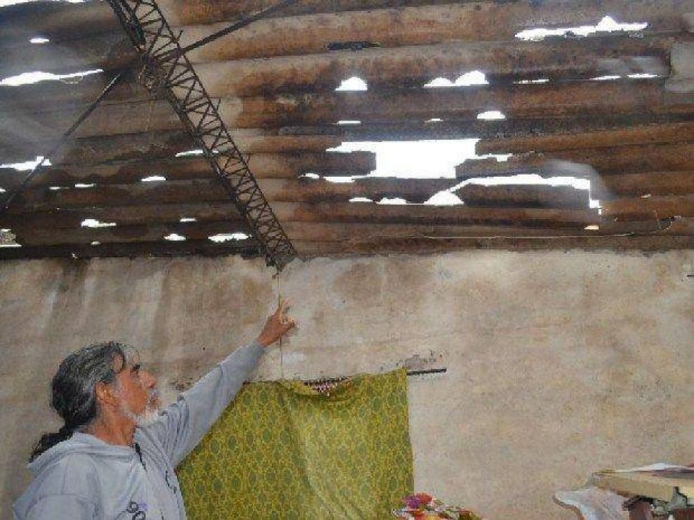 Hubo 15 heridos y 85 casas destruidas por el granizo