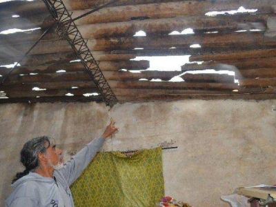 Hubo 15 heridos y 85 casas destruidas por el granizo