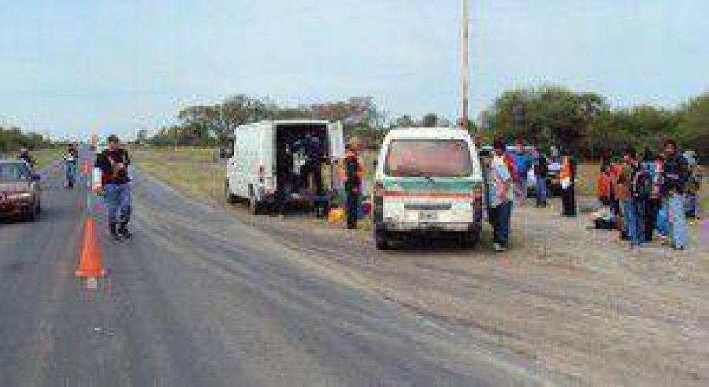 �Por la vida: Cuida tu vida, cuida a los dem�s� presente en calles y rutas