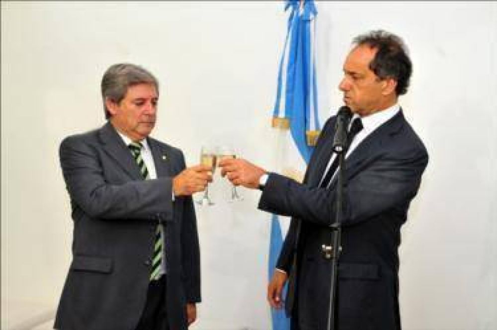 Horacio Gonz�lez y Daniel Scioli destacaron la actitud constructiva y de superaci�n en la C�mara de Diputados