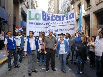 "Ante la falta de una respuesta seria", bancarios preparan medidas de fuerza