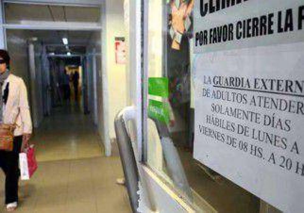 S�lo una cl�nica limita la atenci�n de guardia 