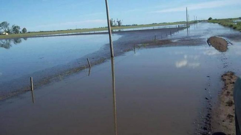 Villa Elisa, un pueblo aislado por las aguas en el sudeste