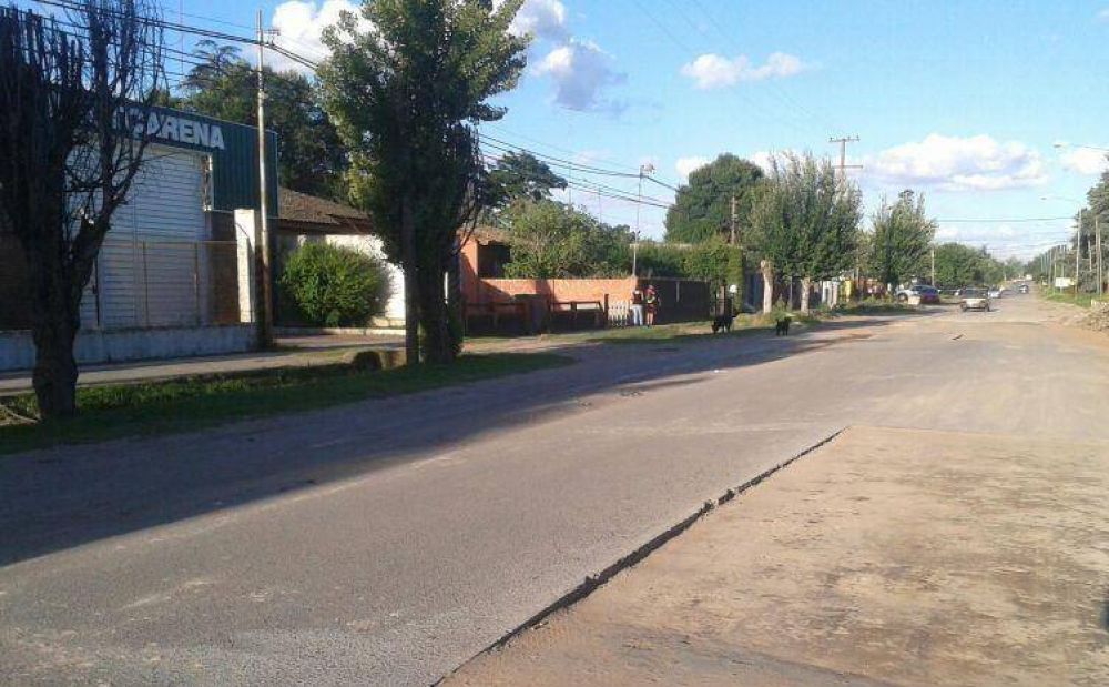 Comenzaron los anhelados trabajos de reparaci�n de la avenida Beschtedt