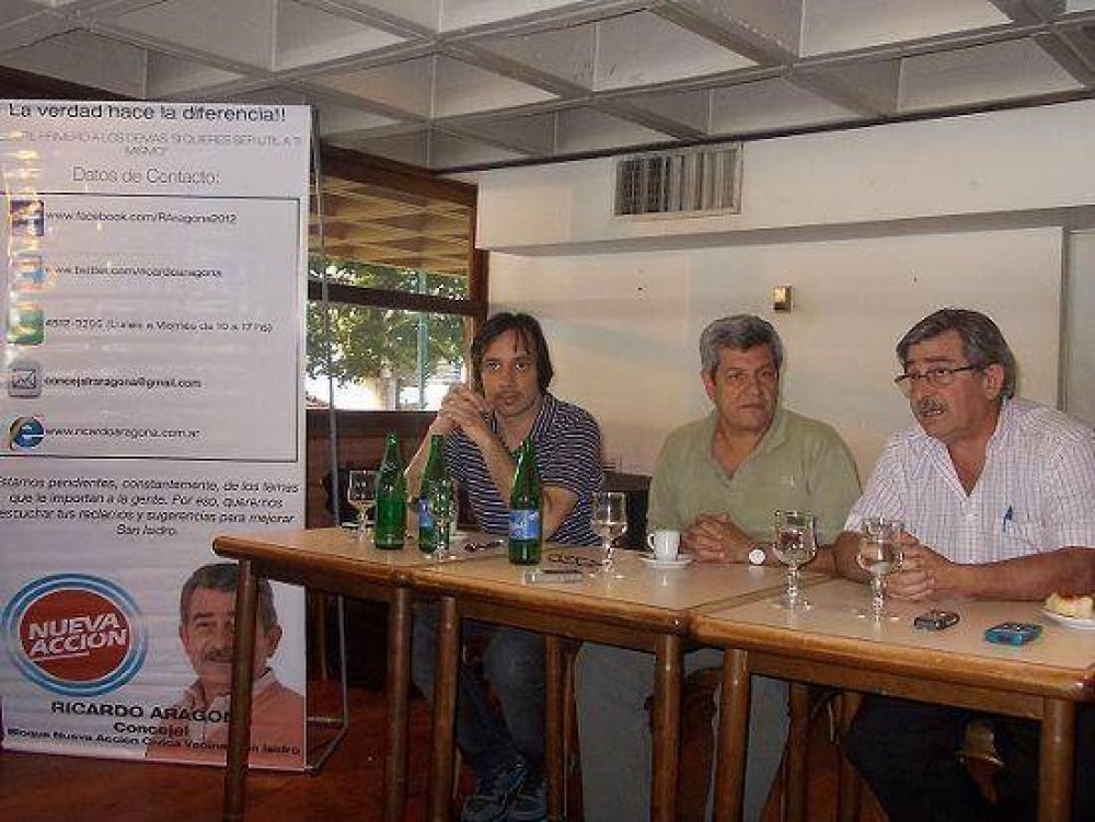 Aragona celebr� su ingreso a Unidad Popular junto a De Gennaro