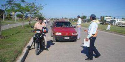 Intensos controles del tr�nsito en toda la ciudad