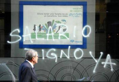 Paran hoy los bancarios y no habr� atenci�n al p�blico