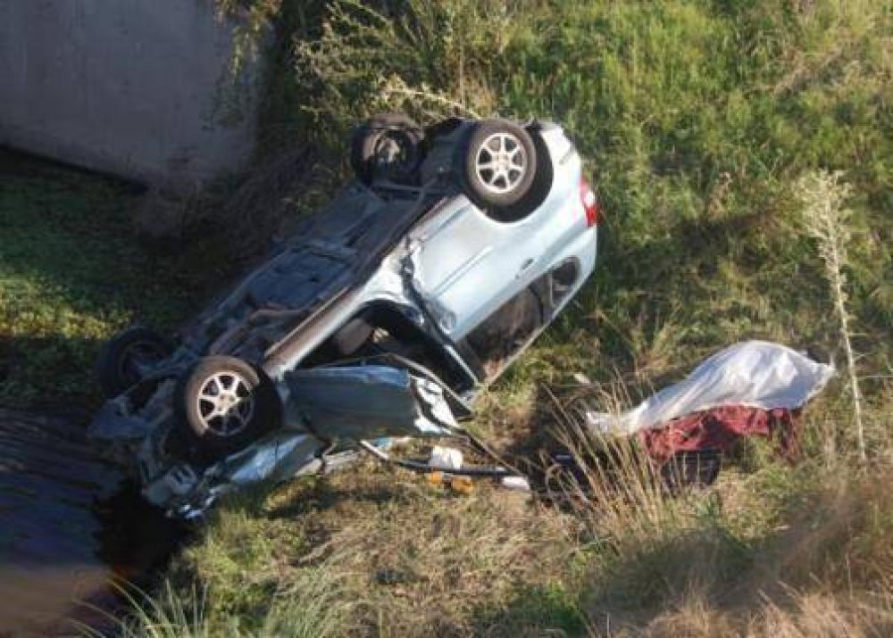 Muri� la madre de un m�dico bragadense en un accidente sobre ruta 5