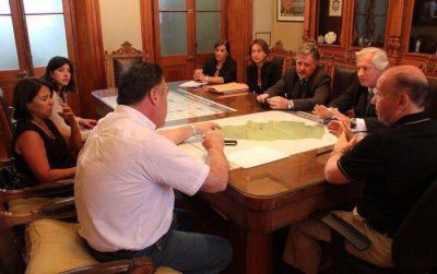 Reuni�n del Intendente con miembros del Tribunal de Cuentas