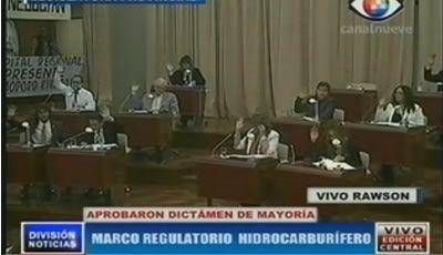 La legislatura aprob� la nueva Ley Provincial de Hidrocarburos