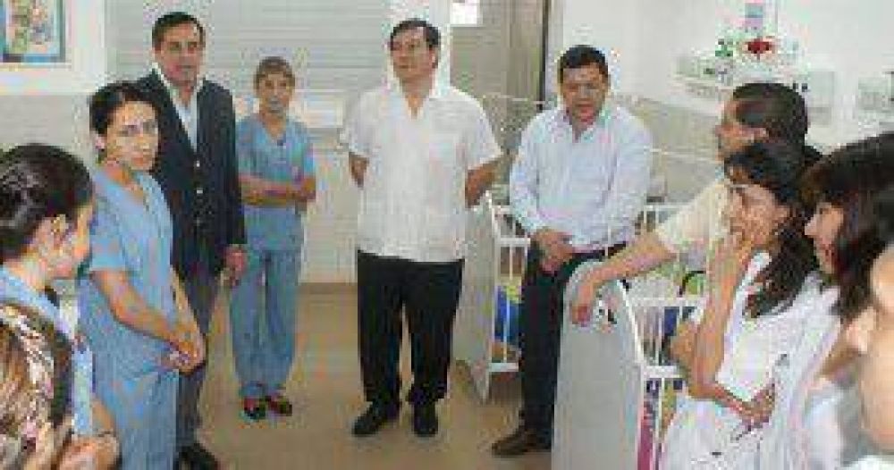 D�cima habilit� moderna sala de internaci�n pedi�trica en el Hospital de la Madre y el Ni�o