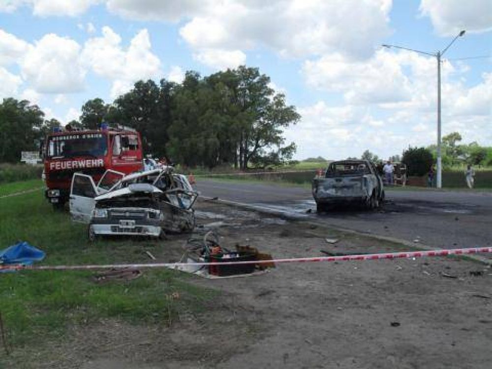 Grave accidente en el acceso a Obrien: Un muerto