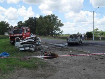 Grave accidente en el acceso a Obrien: Un muerto